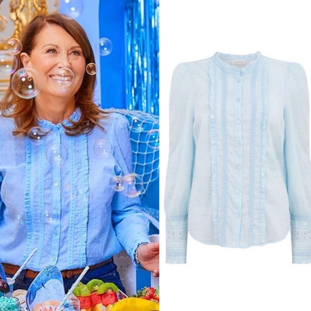 BNWT Aspiga Estelle Organic Cotton Blouse Sz XL